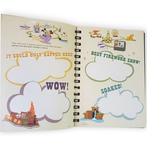 Disneyland Park Life Travel Journal 2020 Blank w/ Stickers Pandemic Era Rare - Picture 8 of 15